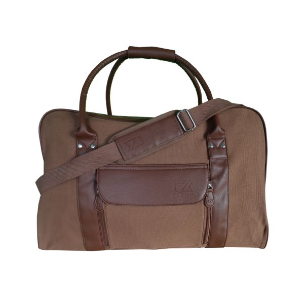 Cutter & Buck Leather Canvas Holdall - Brown