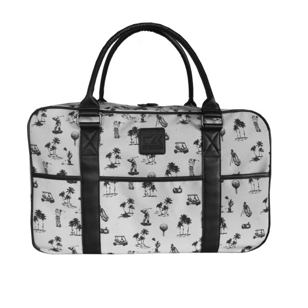 Cutter & Buck Overnight Printed Canvas Holdall - Grey